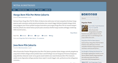 Desktop Screenshot of mitrakonstruksi.com